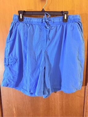 White Stag Blue High Waist Women's Shorts